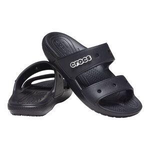 CROCS Classic Black Slide Sandals, unisex